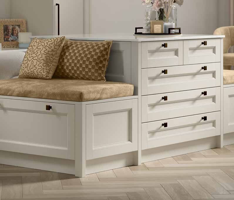 Window seats and drawers