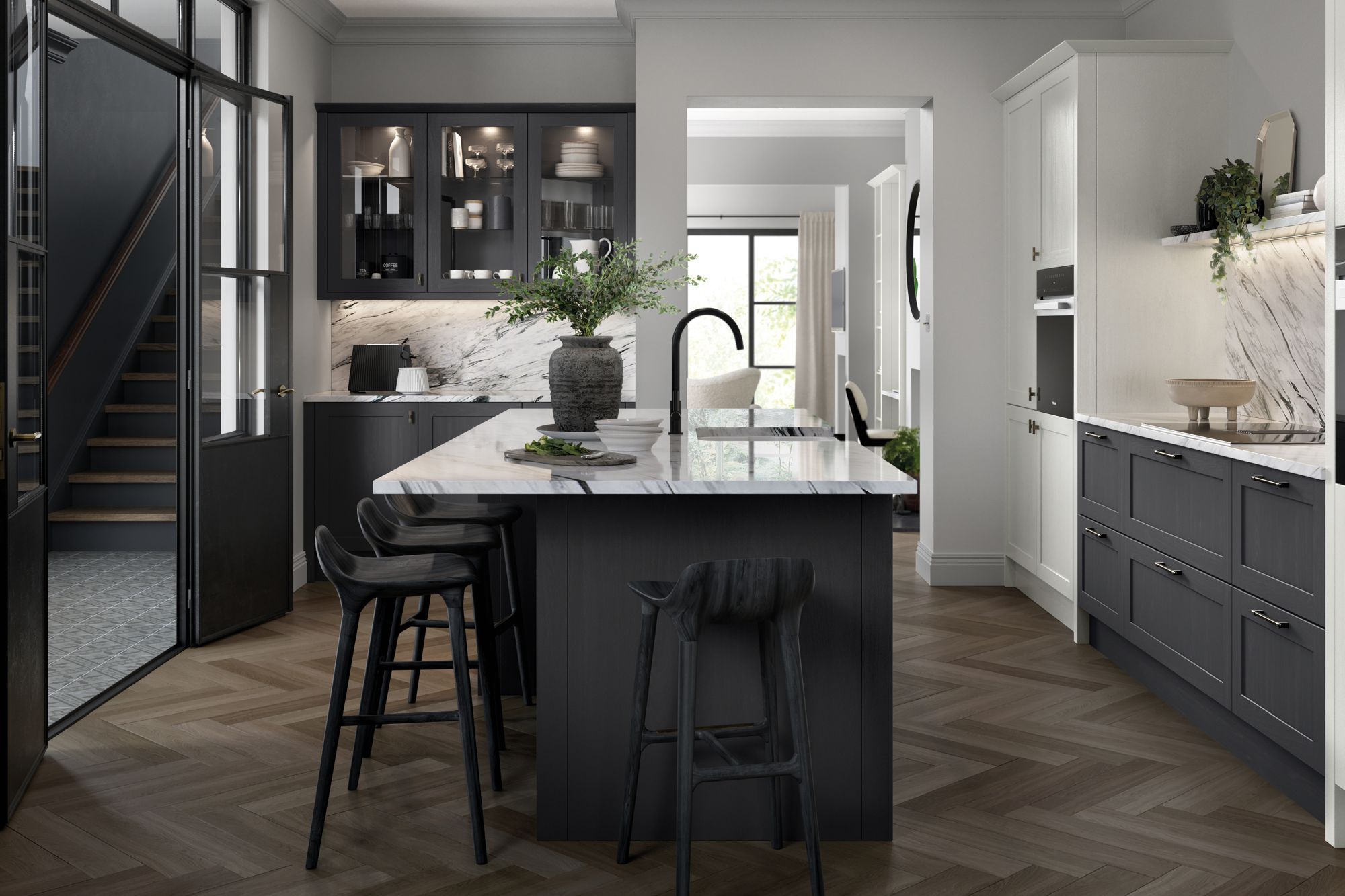 A newly fitted kitchen